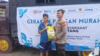 Polres Sintang menggelar Gerakan Pangan Murah di Sungai Durian