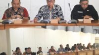 Sekda Sukabumi H. Ade Suryaman menghadiri rapat kerja gabungan Badan Anggaran DPRD dan Tim TAPD Kabupaten Sukabumi