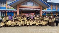Ditlantas Polda Bengkulu melaksanakan kegiatan Police Go To School di SDN 20 Kota Bengkulu