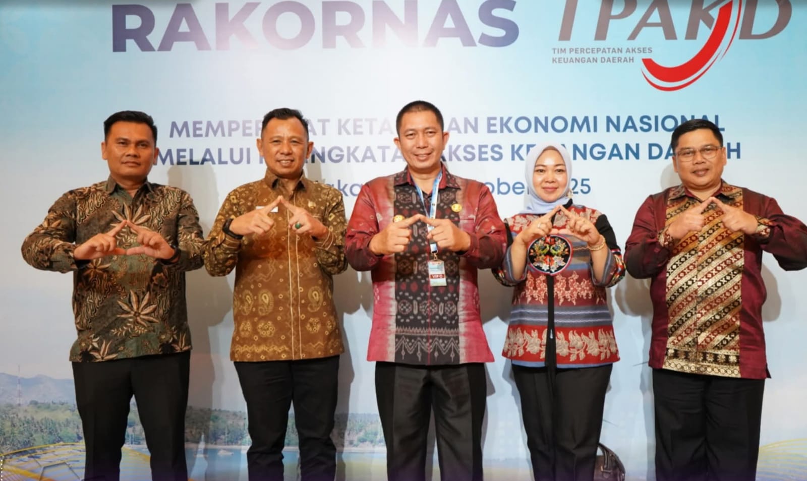 Wali Kota Pagar Alam Ludi Oliansyah menghadiri Rakornas TPAKD 2025 di Balai Kartini Jakarta