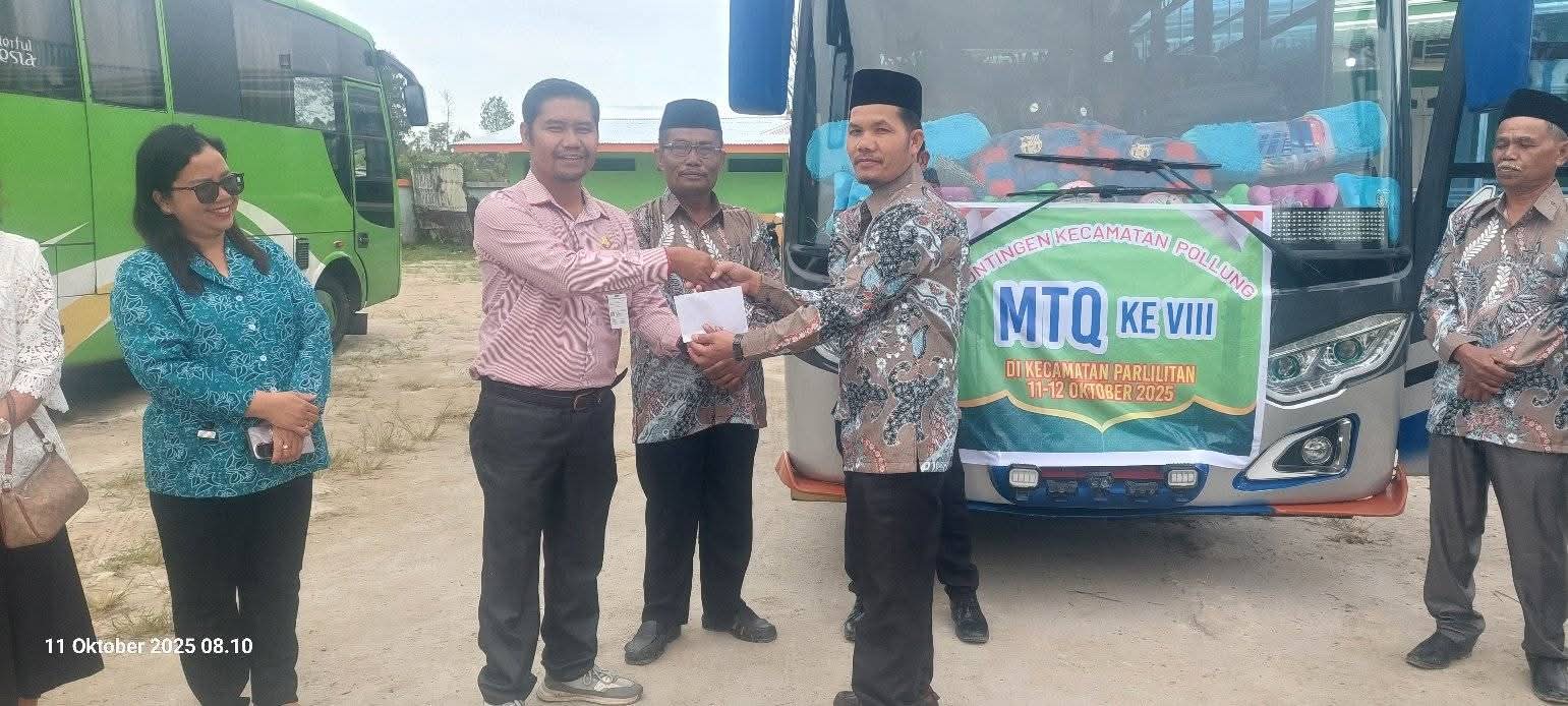 Camat Pollung melepas kontingen MTQ ke-8 Humbahas