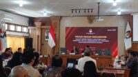KPU Provinsi Bali menggelar Forum Group Discussion (FGD) Kajian Teknis Penyelenggaraan Pemilu Serentak 2024 di Kantor KPU Bali, Selasa (14/10/2025).