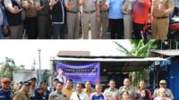 Sebanyak 150 personel gabungan membersihkan puing kebakaran di Pengadegan, Jakarta Selatan.