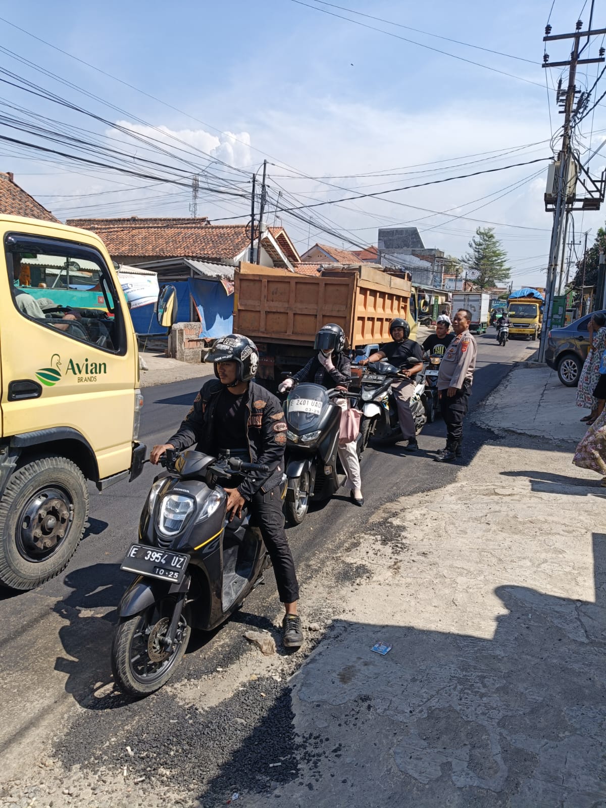 Unit Samapta Polsek Jatiwangi Polres Majalengka rutin melaksanakan patroli sore secara mobile dan stasioner