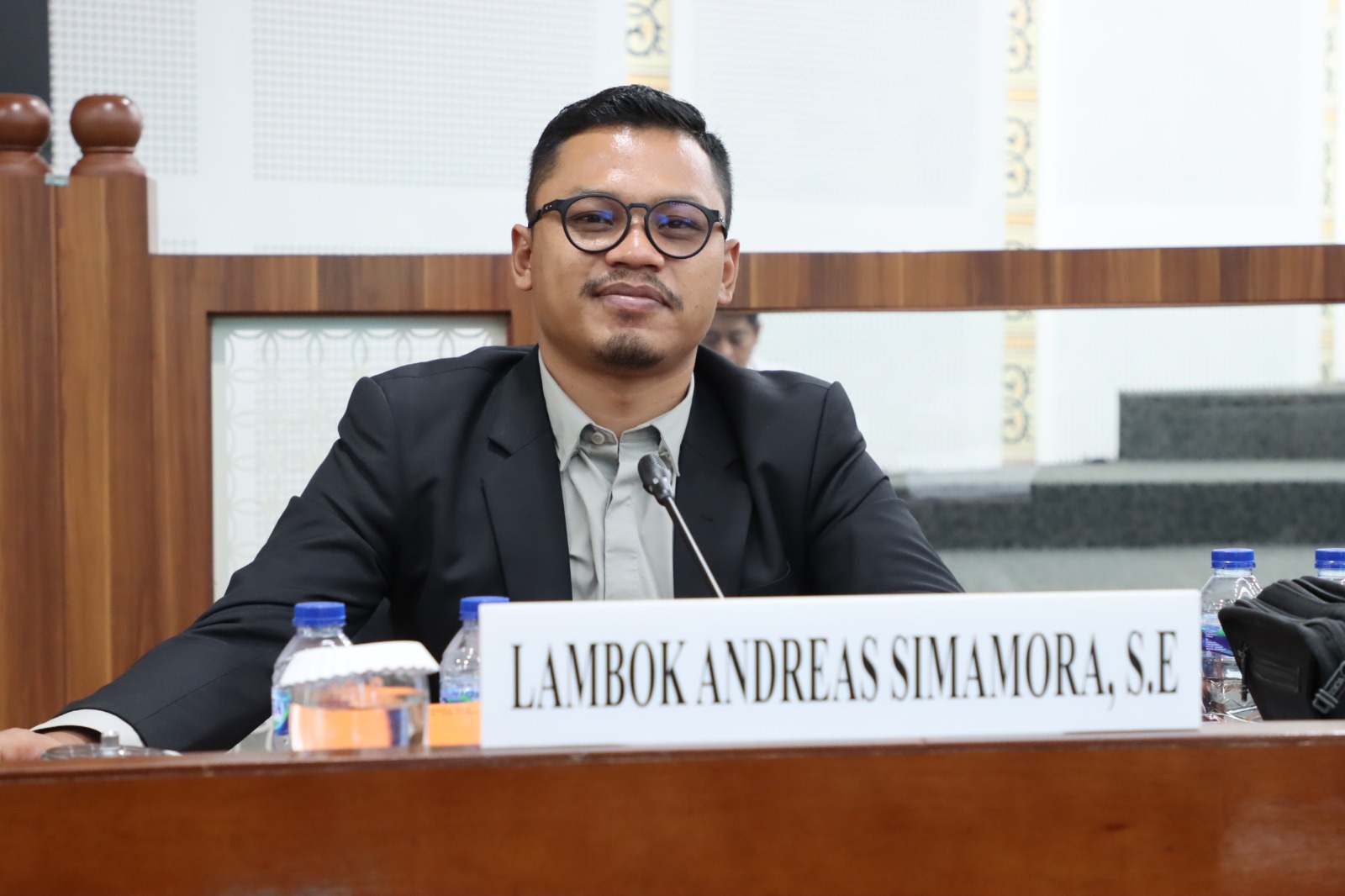 Anggota DPRD Provinsi Sumatera Utara dari Dapil IX, Lambok Andreas Simamora