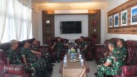 Komando Resor Militer (Korem) 121/Abw menerima kunjungan Tim Was Audit Kinerja dari Inspektorat Kodam XII/Tanjungpura (Itdam XII/Tpr)