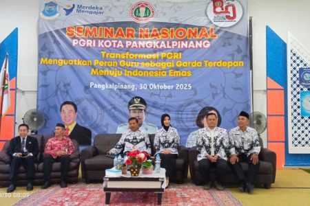 Wali Kota Pangkalpinang Prof. Saparudin mengajak guru melek digital dan memanfaatkan media sosial