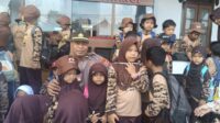 Polsek Jatiwangi Polres Majalengka sambut kunjungan TK Al Manar Desa Burujul Wetan