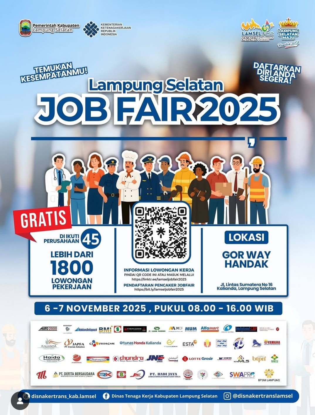 Pemkab Lampung Selatan Gelar Job Fair 2025,