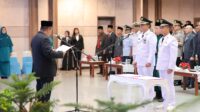 Gubernur Bangka Belitung Hidayat Arsani melantik Fery Insani dan Syahbudin sebagai Bupati dan Wakil Bupati Bangka 2025–2030