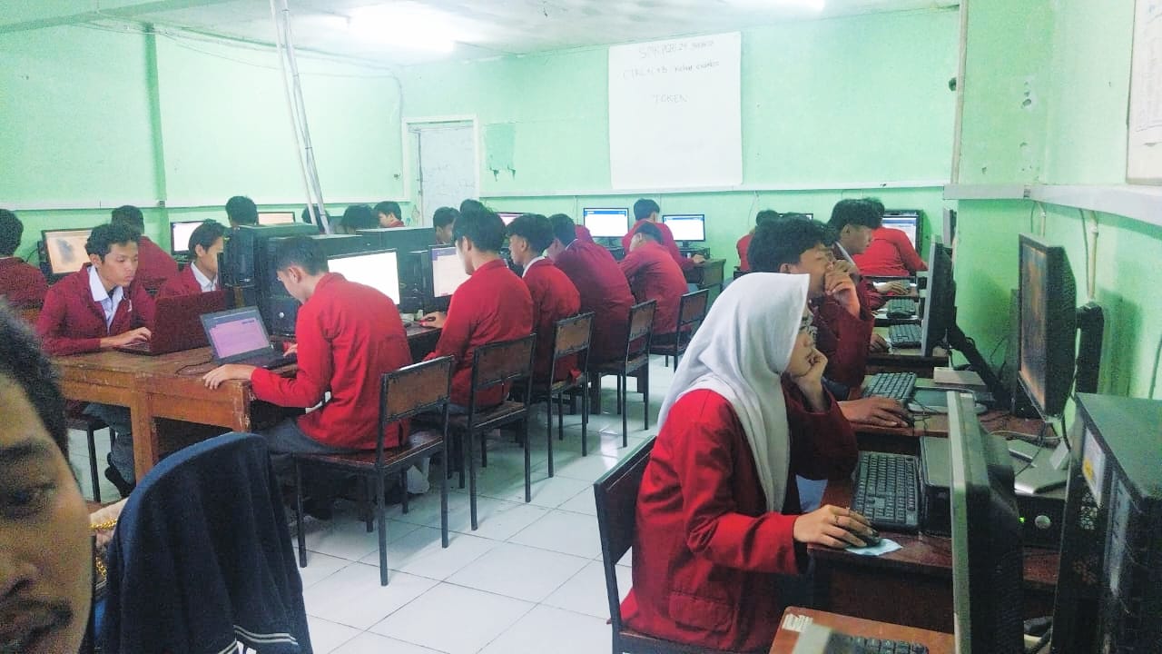 Pelaksanaan Tes Kemampuan Akademik (TKA) di SMK PGRI 24 Jakarta berjalan sukses,