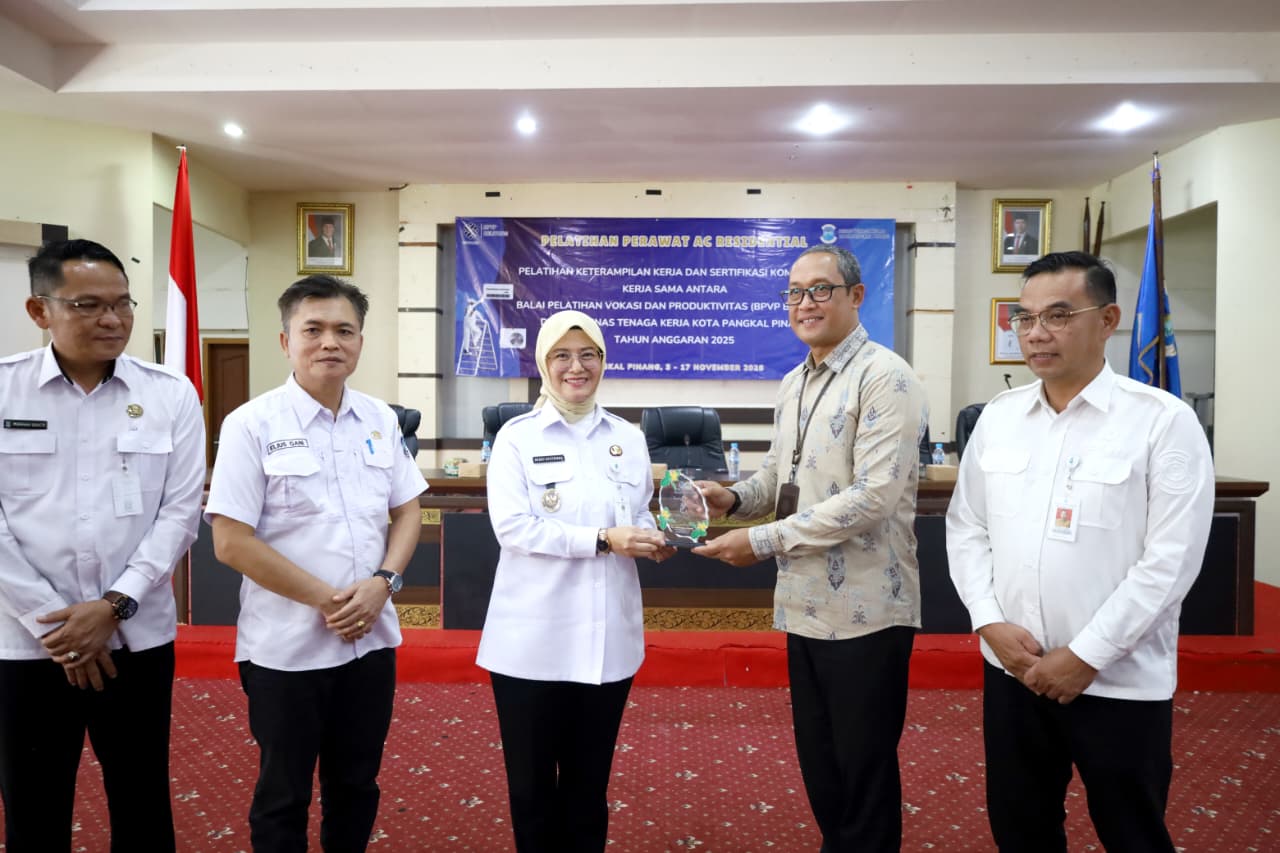 Pemkot Pangkalpinang memperkuat SDM melalui pelatihan vokasi dan peningkatan kompetensi tenaga kerja