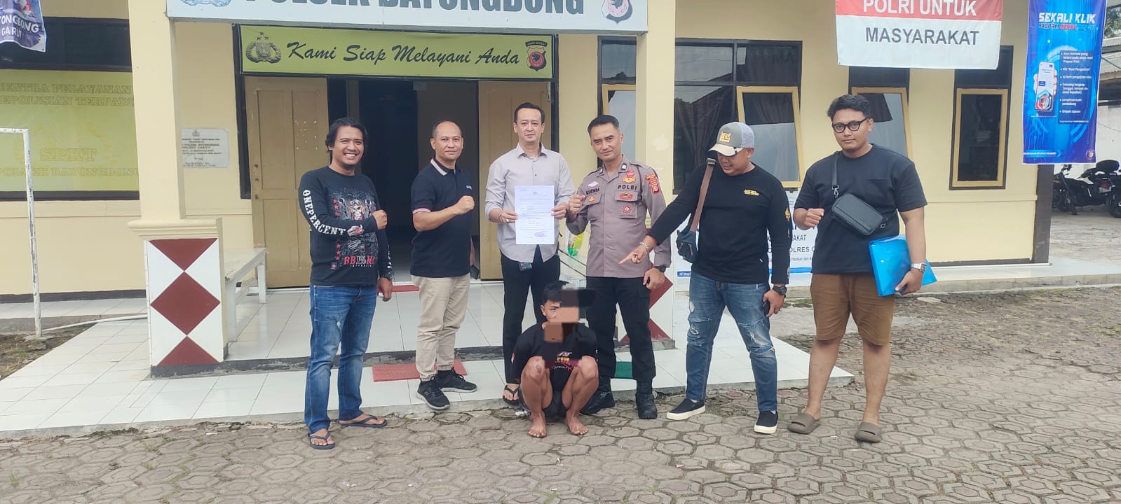 Polsek Majalengka Kota berhasil menangkap pelaku di Garut dan mengamankan barang bukti.