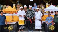 Bupati Egi resmikan Balai Banten Pura Puseh Kertibuana di Desa Bali Agung, simbol harmoni dan kerukunan umat Hindu di Lampung Selatan.