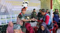 Danpussenarhanud Mayjen TNI R. Edi Setiawan kunjungi Satgas Pamtas RI–Malaysia di Entikong