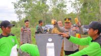 Polres Sintang menggelar panen raya jagung kuartal IV di Desa Gurung Kempadik sebagai bagian dari program Asta Cita