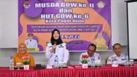 Wawako Hj. Bertha membuka Musda II Gabungan Organisasi Wanita (GOW) Kota Pagar Alam 2025–2030.