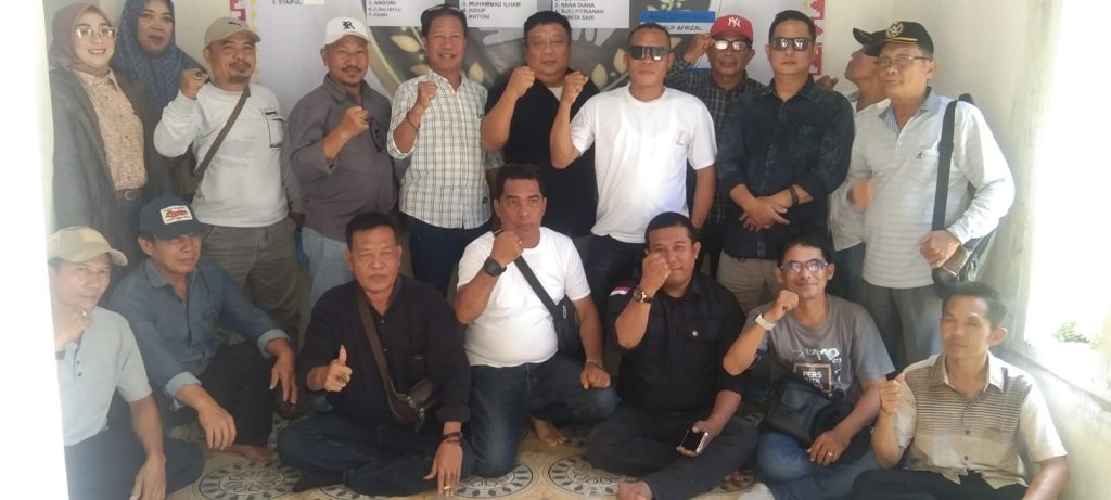 Jajaran Wartawan Indonesia (JWI) Lampung Selatan merayakan HUT pertama