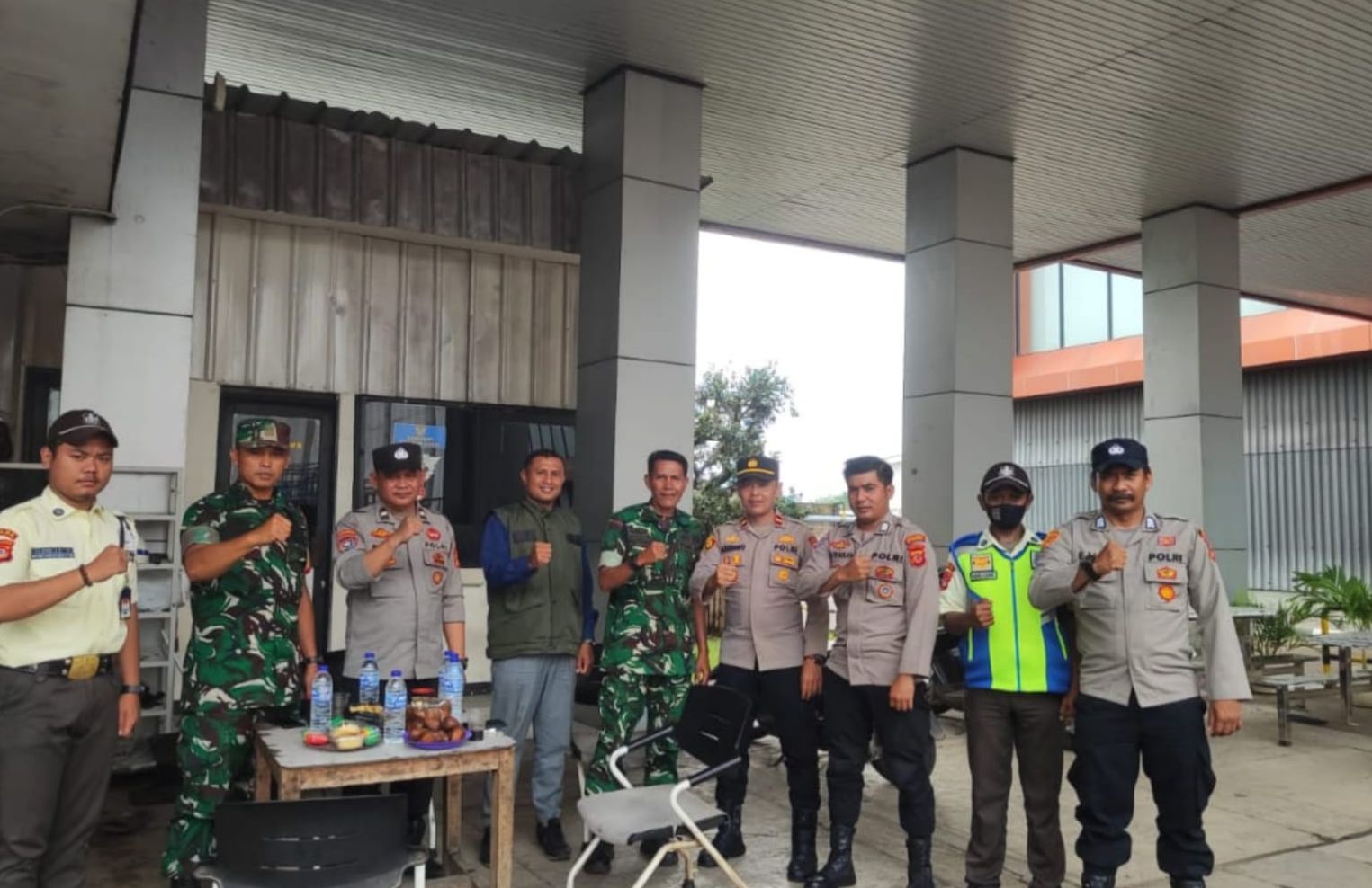 TNI dan Polri di Kasokandel memperkuat sinergitas melalui kegiatan bersama untuk menjaga stabilitas kamtibmas