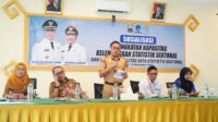 Staf Ahli Bupati Lampung Selatan Bidang Keuangan, Achmad Herry, SE, MM, membuka kegiatan Sosialisasi Peningkatan Kapasitas Kelembagaan Statistik Sektoral dan Interoperabilitas Data Statistik Sektoral, Selasa (18/11/2025), di Negeri Baru Resort, Kalianda.