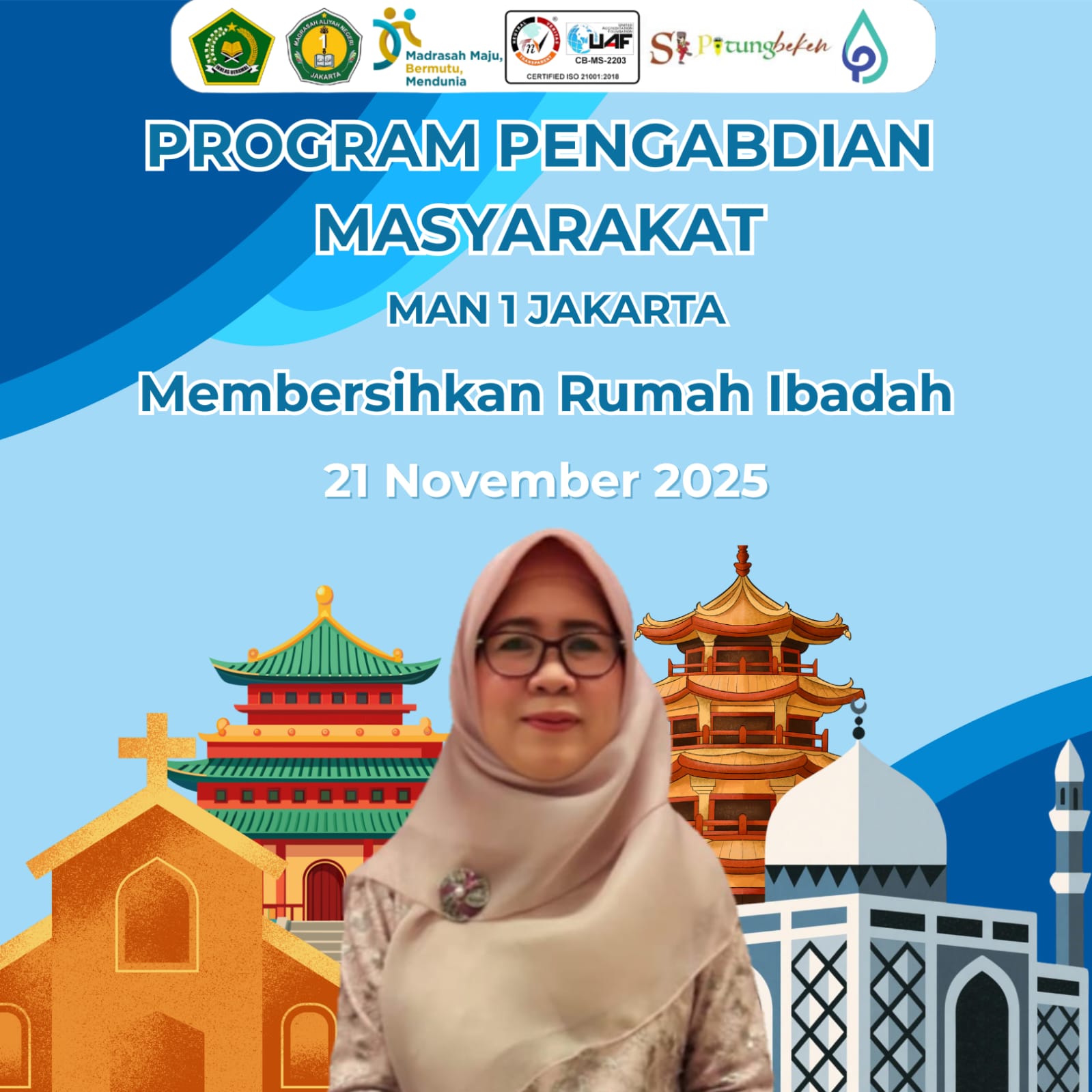 Kepala MAN 1 Jakarta Barat, Dr. Hj. Nurlaelah, M.Pd., Kepala MAN 1 Jakarta Barat, Dr. Hj. Nurlaelah, M.Pd.,