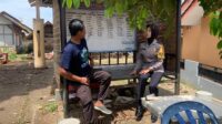 Brigadir Inten melaksanakan sambang rutin ke warga Desa Cikoneng