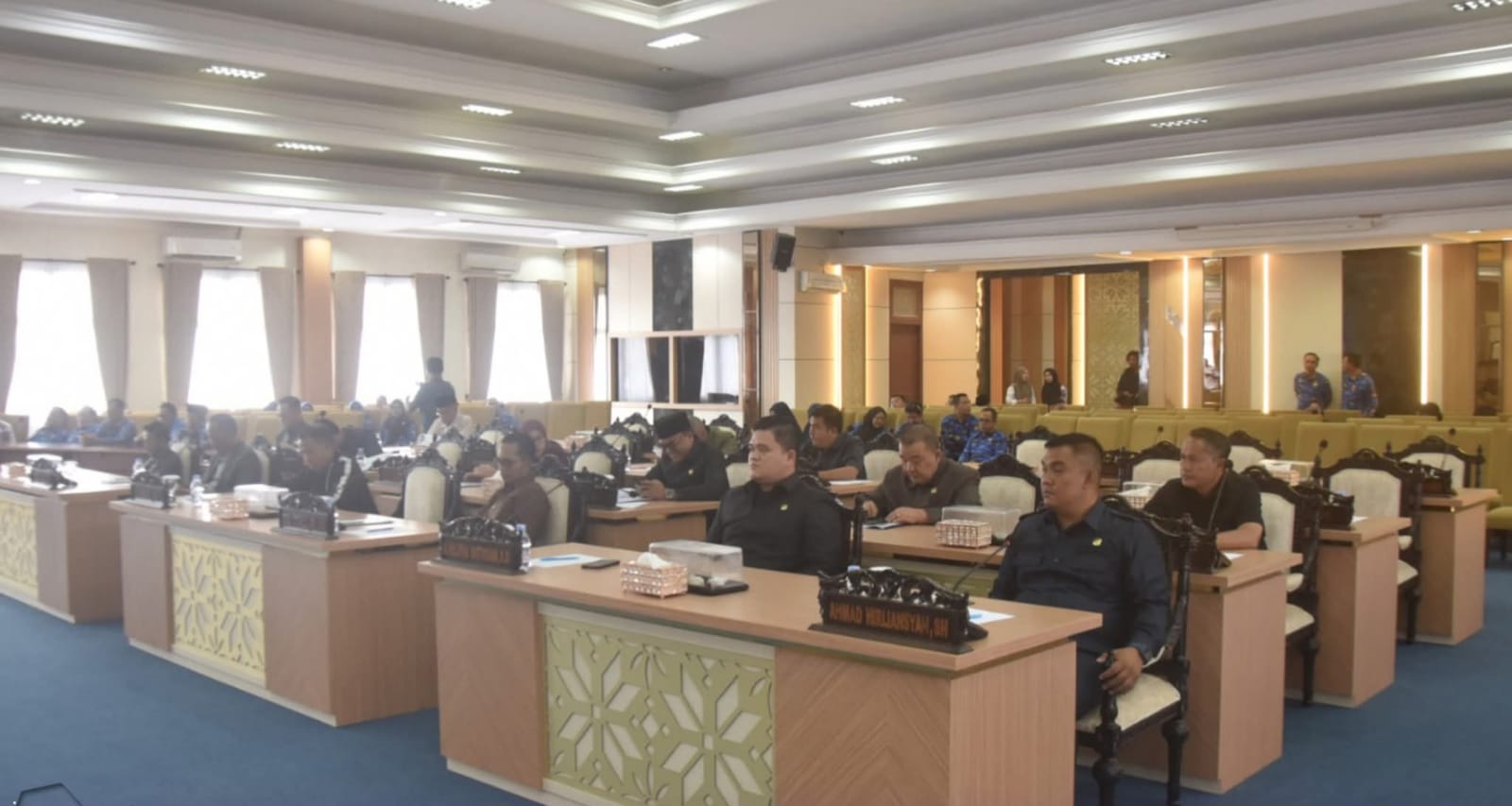 Sidang Paripurna XVIII Sidang Ke-3 DPRD Kota Pagar Alam yang digelar di Ruang Sidang Utama DPRD, Selasa (25/11/2025). WhatsApp Image 2025 11 25 at 14.44.27
