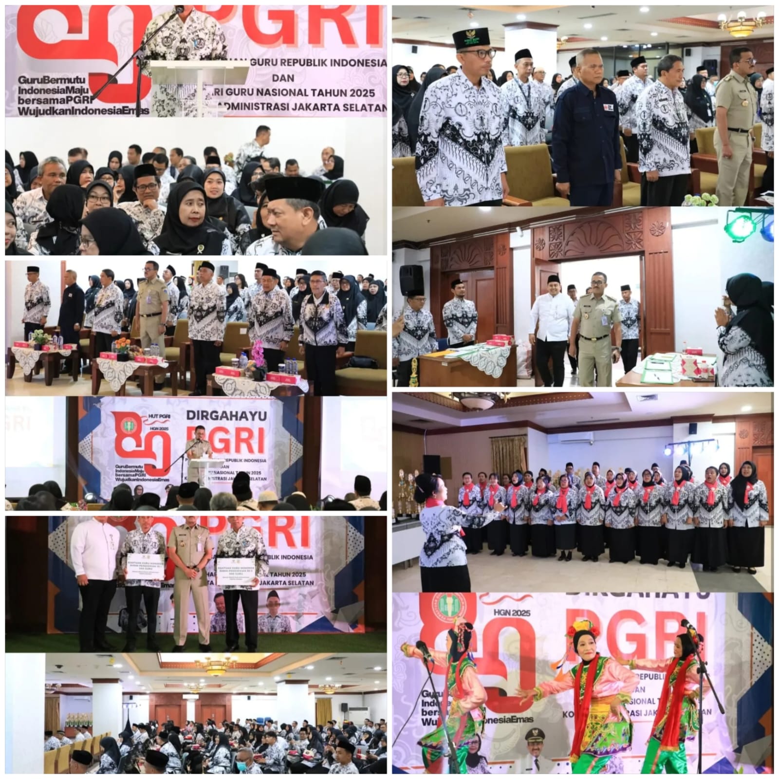Wali Kota Jakarta Selatan M. Anwar mengapresiasi peran guru pada peringatan HUT ke-80 PGRI dan Hari Guru Nasional 2025
