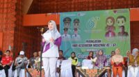 Peringatan Hari Kesehatan Nasional (HKN) ke-61 di Lapangan Merdeka, Rabu (26/11/2025).