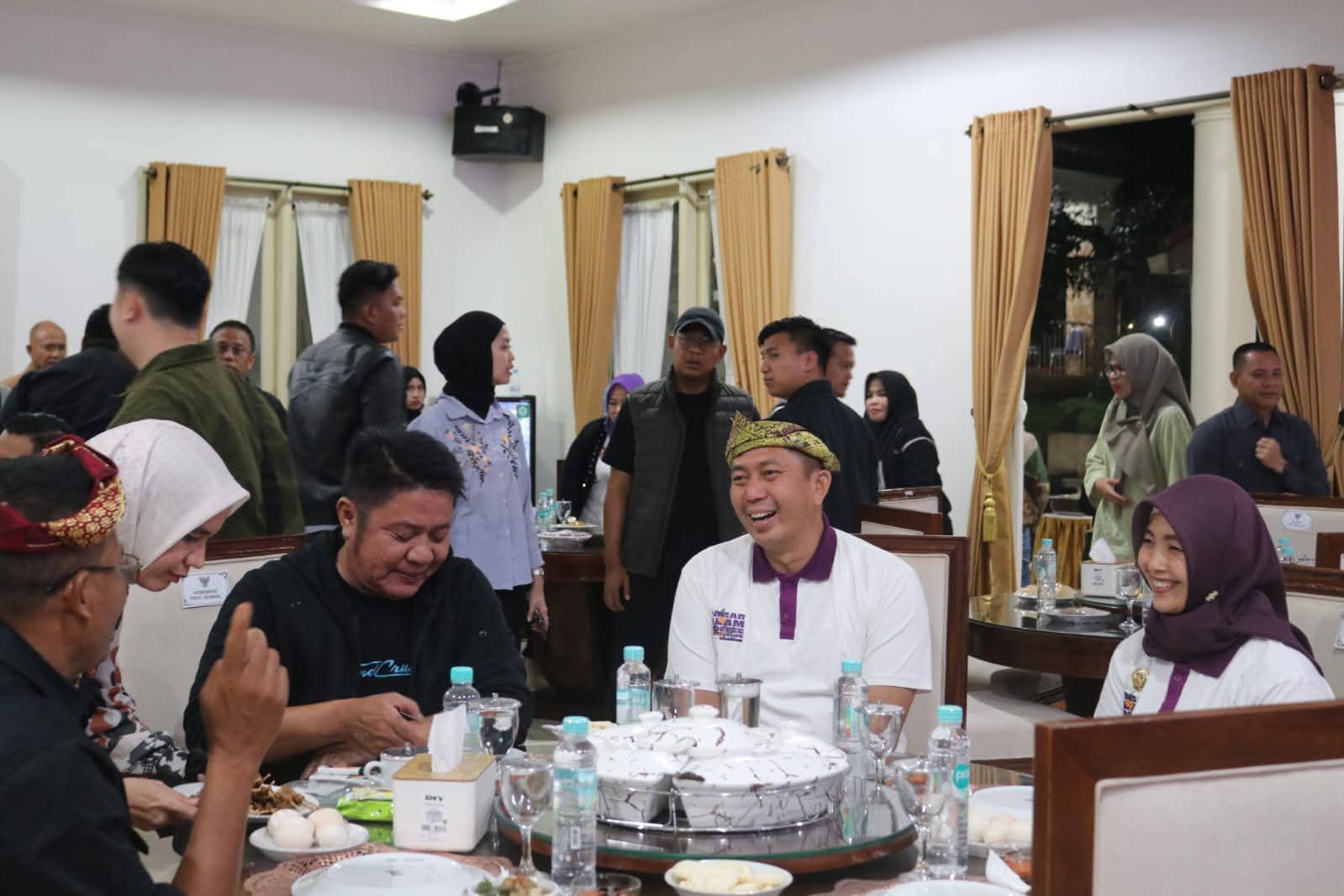 Gubernur Sumsel Herman Deru menghadiri malam ramah tamah bersama Wali Kota Pagar Alam Ludi Oliansyah