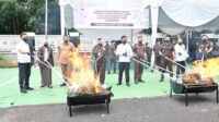 Pemusnahan Barang Bukti Upaya Bersama Memberantas Narkotika di Pagar Alam