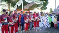 Wakil Wali Kota Pagar Alam melepas Jalan Kerukunan dalam rangka HAB ke-80 Kemenag RI.