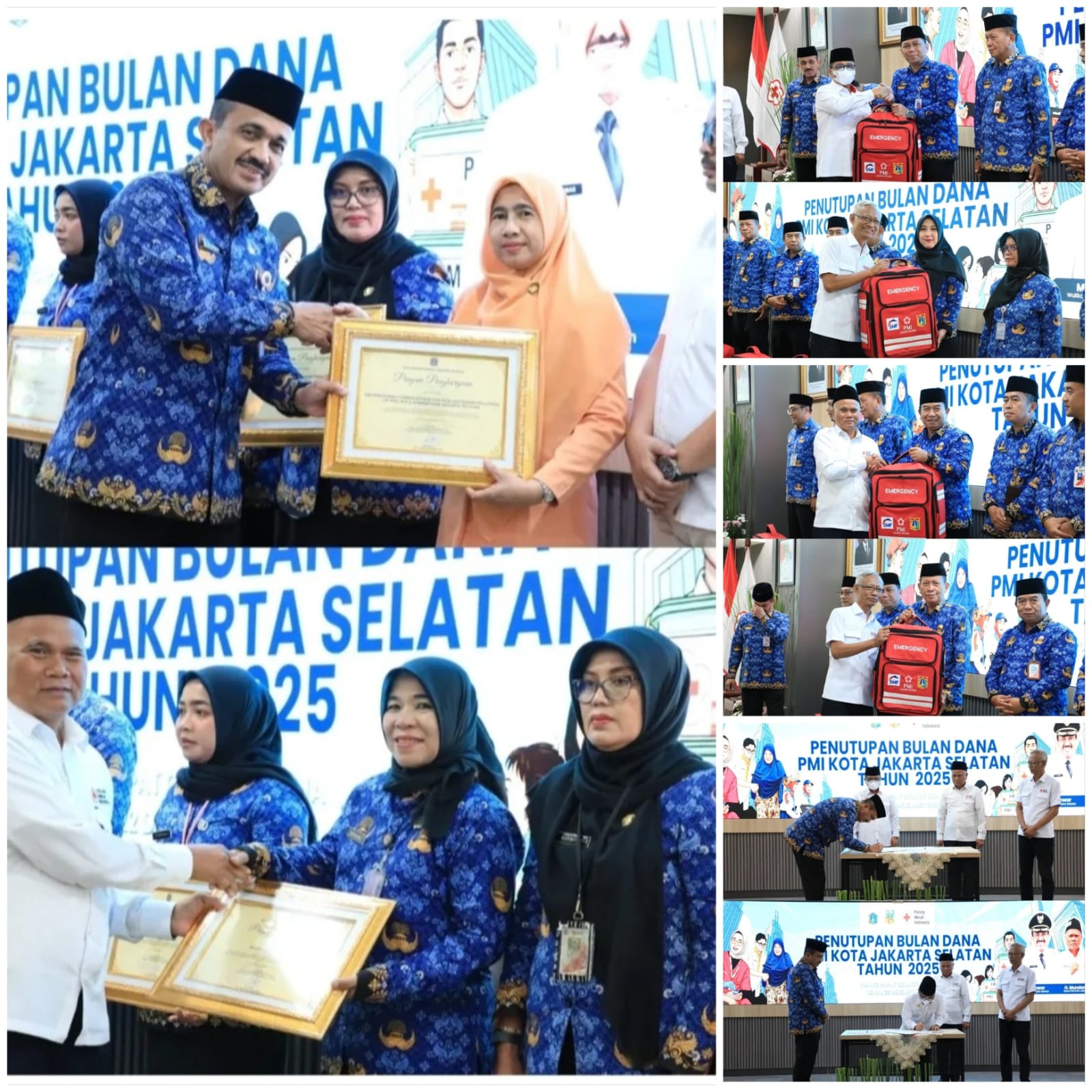 Bulan Dana PMI Jakarta Selatan 2025 mencapai Rp9,02 miliar dan melampaui target