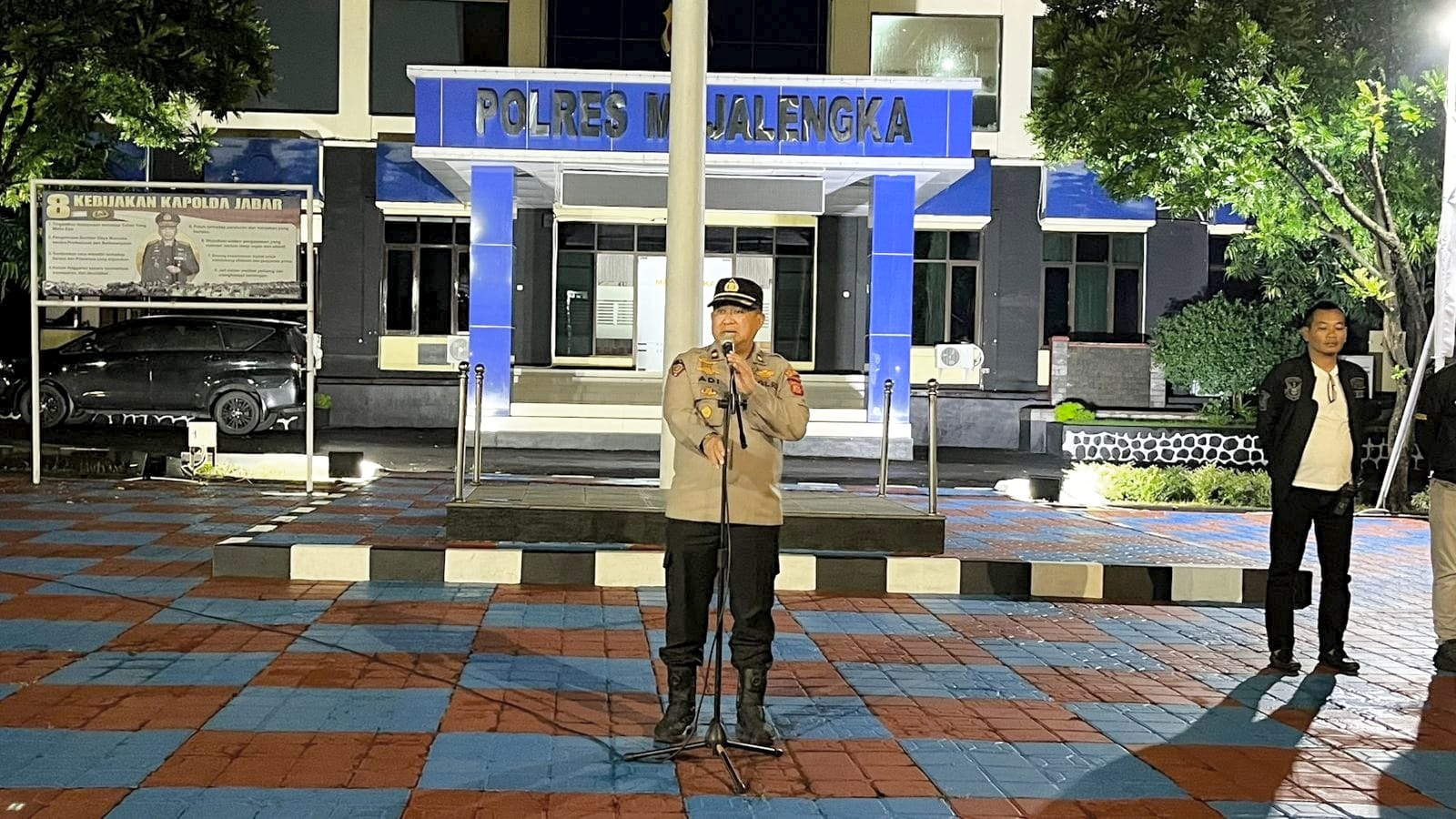 Apel dipimpin Kabag SDM Polres Majalengka Kompol Adi Fauzi, S.E., M.H.,