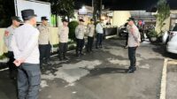 Polsek Cikijing menggelar Apel KRYD malam Minggu