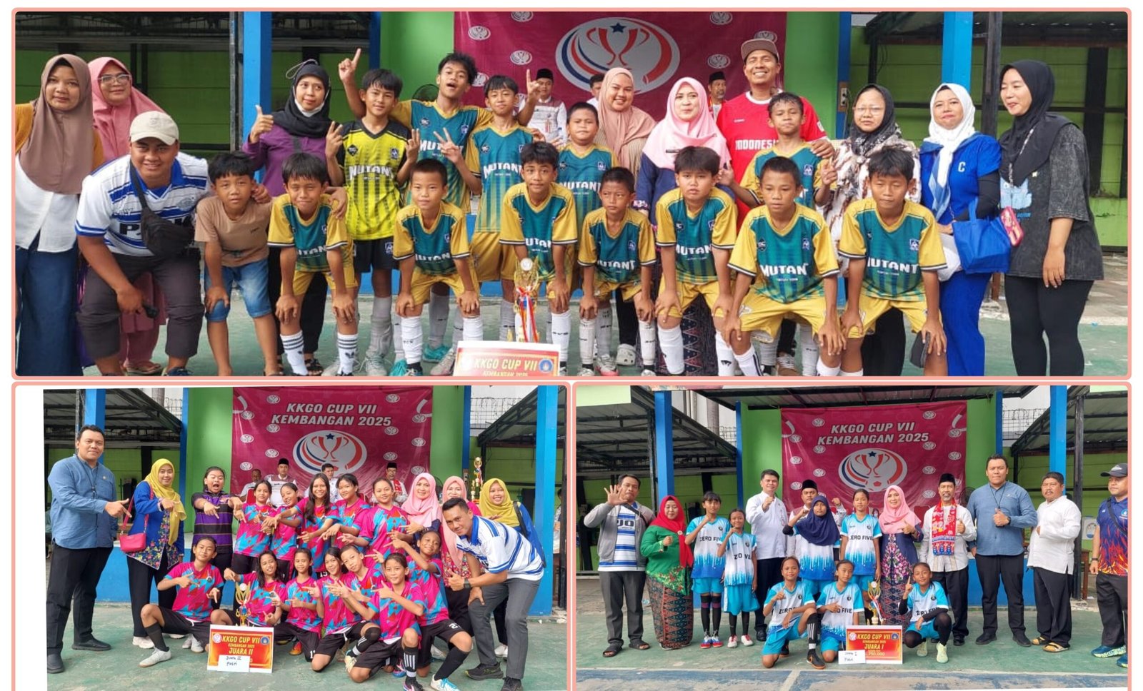 SDN Meruya Selatan 04 dan SDN Kembangan Utara 05 keluar sebagai juara. Oplus 16908288