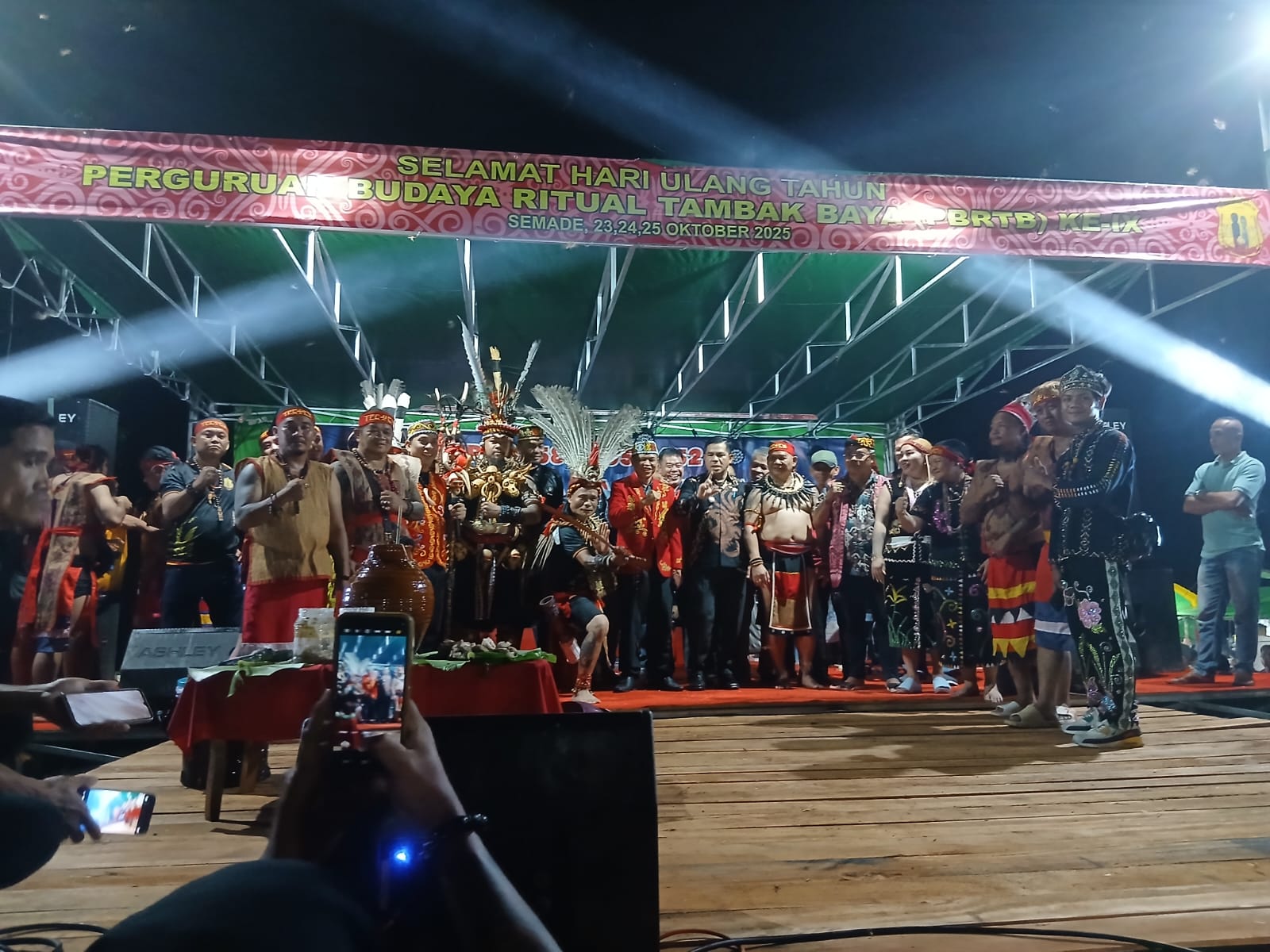 Wakil Bupati Landak menghadiri perayaan HUT ke-9 PBRTB