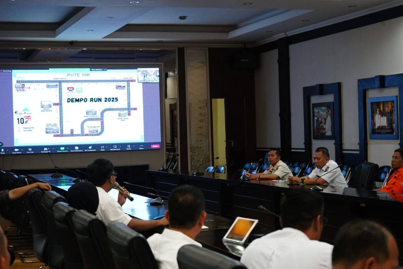 rapat finalisasi persiapan Sriwijaya Dempo Run 2025