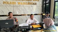 SPKT Polres Majalengka menerima laporan kehilangan akta kelahiran warga