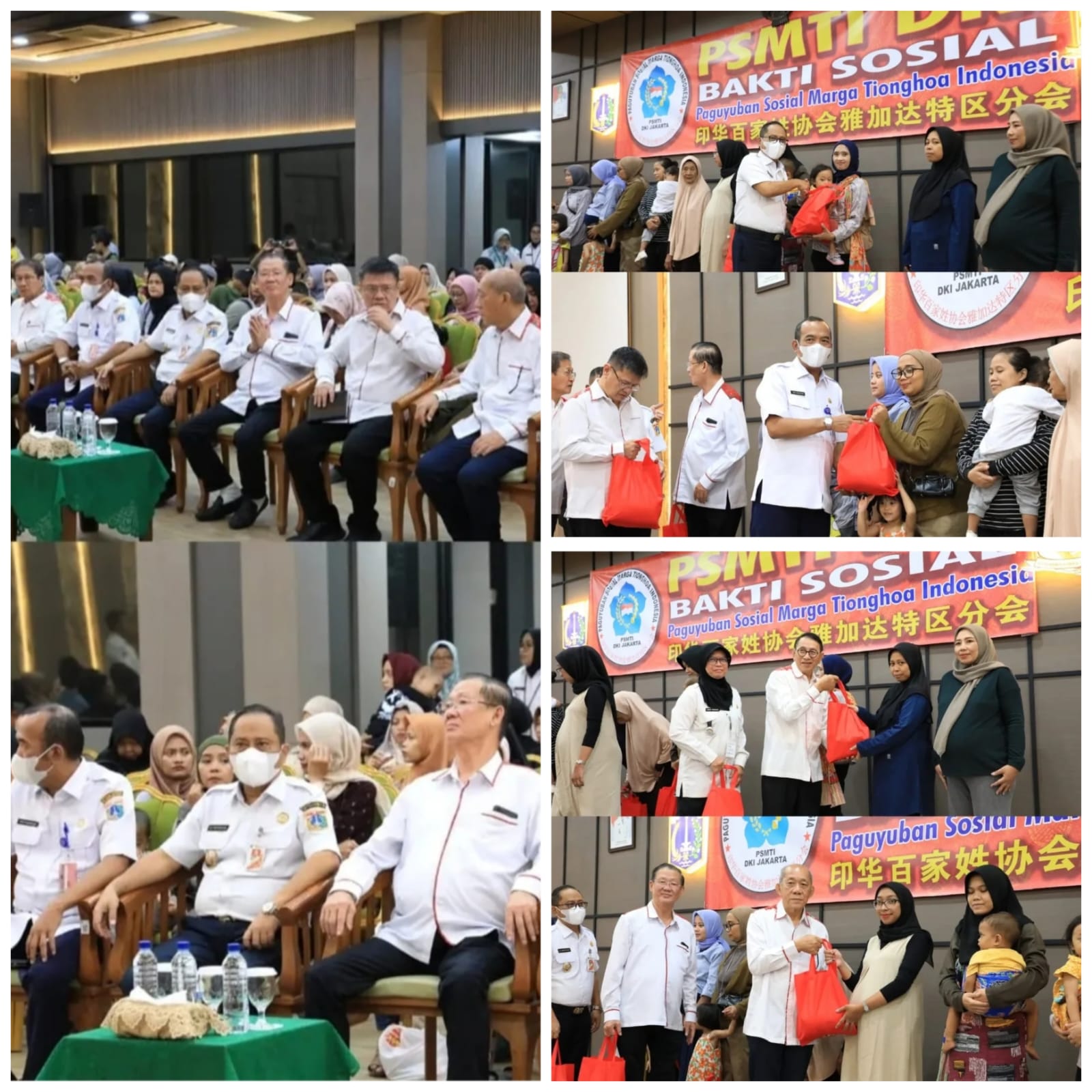 Wakil Wali Kota Jakarta Selatan menerima bantuan makanan bergizi dari PSMTI DKI Jakarta