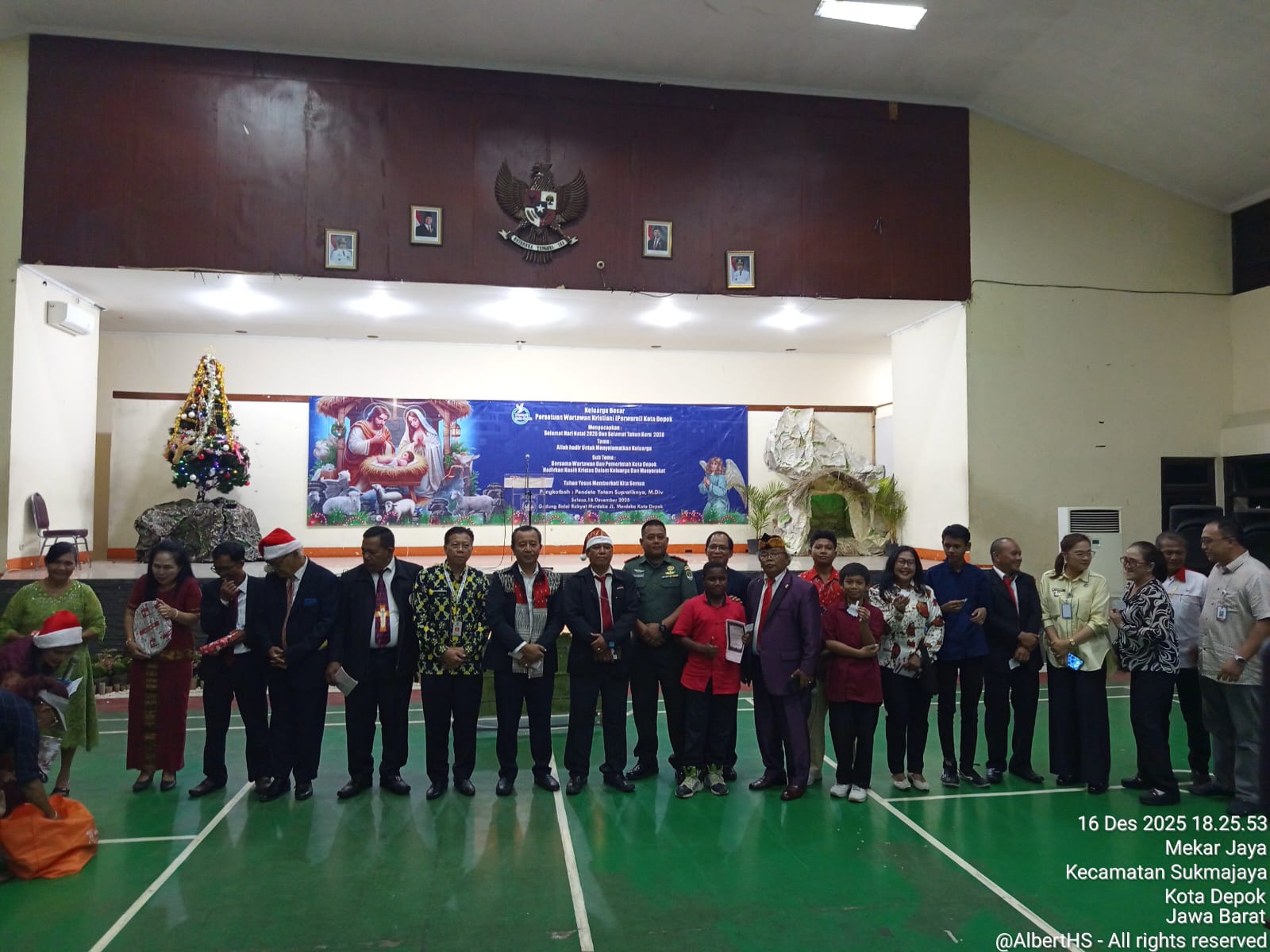Natal bersama wartawan Kristiani Kota Depok