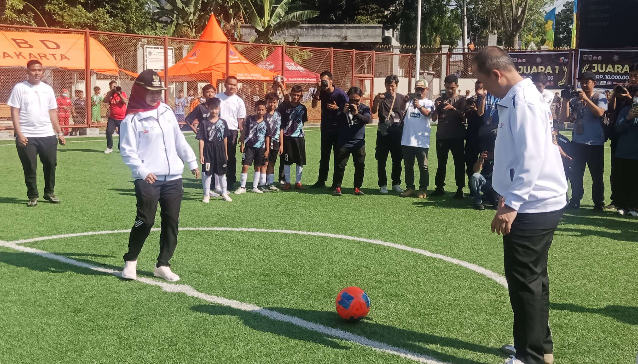 Wali Kota Jakarta Barat, Iin Mutmainah, menegaskan Turnamen Mini Soccer 2026, Piala Wali Kota Jakarta Barat.