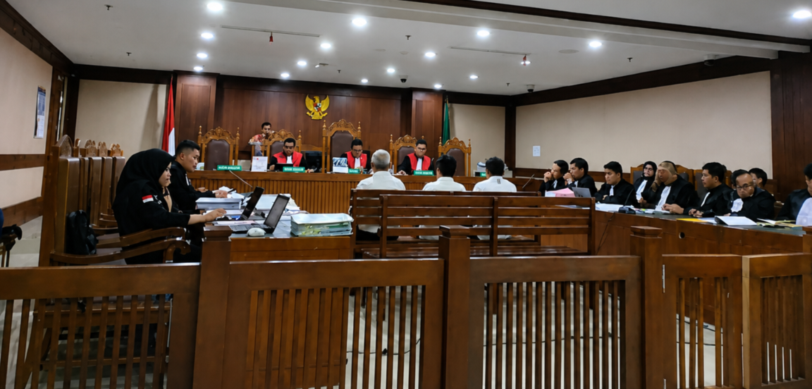 Sidang lanjutan perkara dugaan tindak pidana korupsi pekerjaan pendukung penerbitan Sertifikat Verified Gross Mass (VGM)
