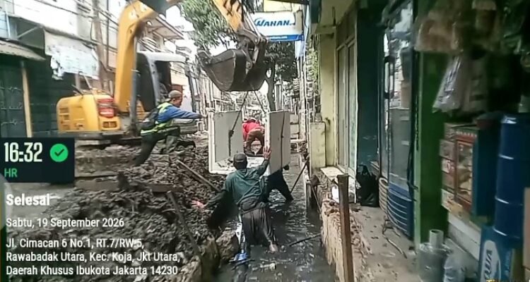 Proyek pembangunan infrastruktur senilai Rp3,6 miliar milik Suku Dinas Perumahan Rakyat dan Kawasan Permukiman (Sudin PRKP) Kota Administrasi
