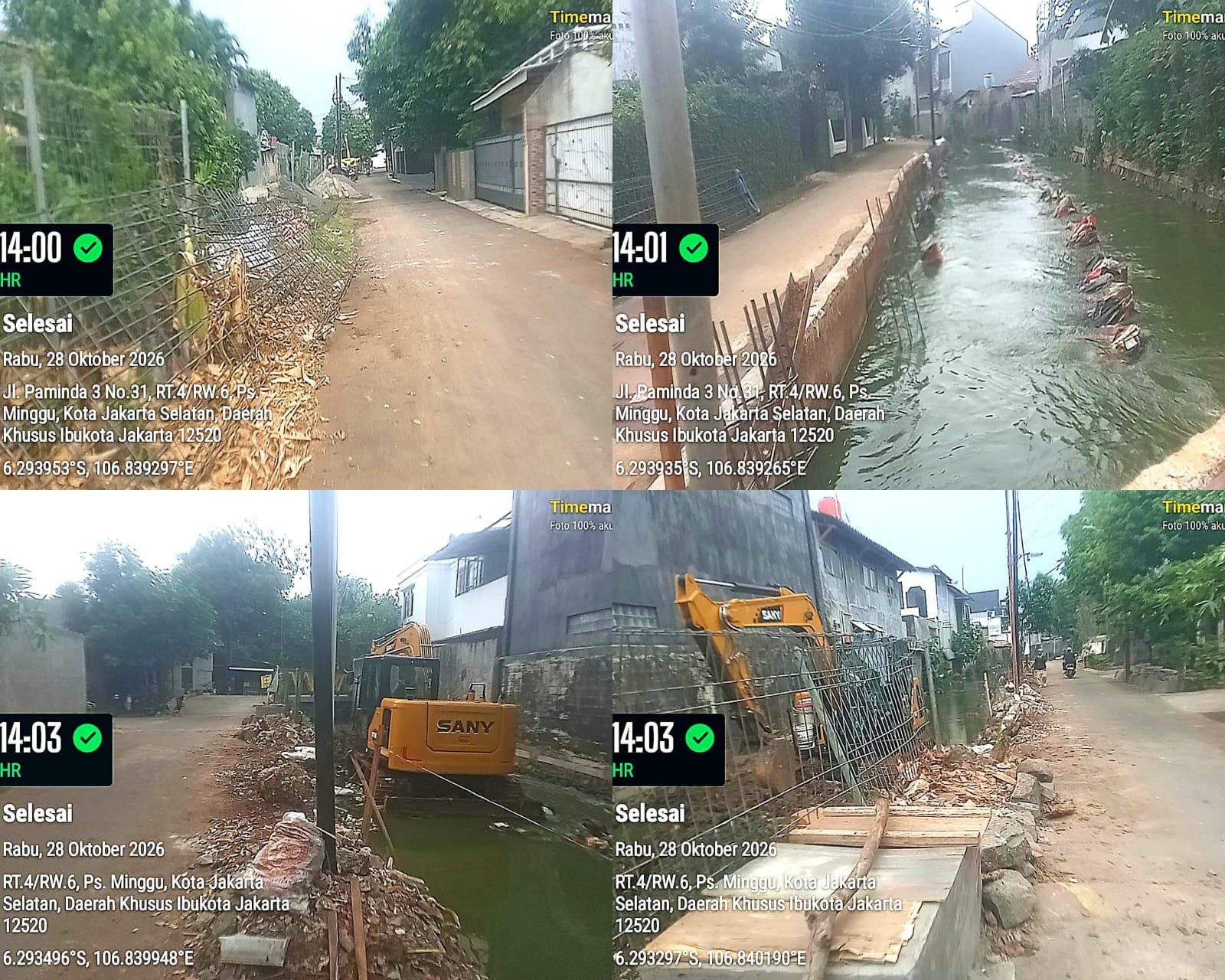 Pengerjaan proyek Suku Dinas Sumber Daya Air (SDA) Jakarta Selatan di wilayah Kecamatan Pasar Minggu menuai sorotan.